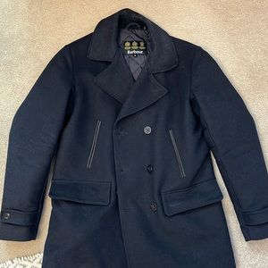 Barbour Navy Will Pea Coat